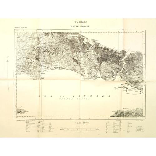 Old map image download for Turkey Constantinople.