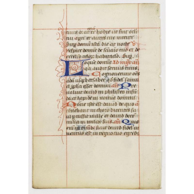 Leaf from a breviary.