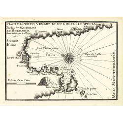 Plan de Porto Venere et du Golfe d'Especia.