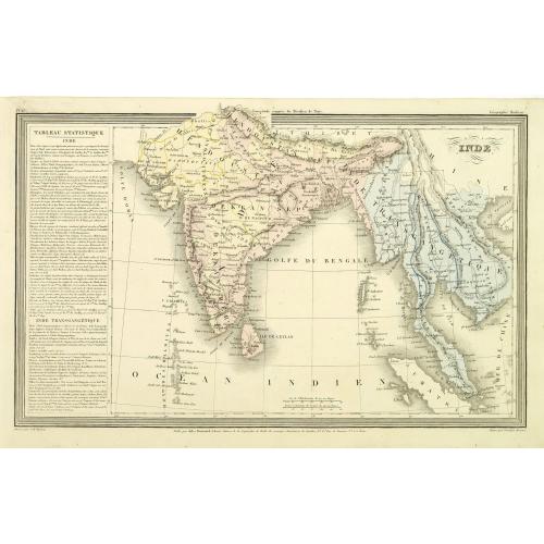 Old map image download for Inde.