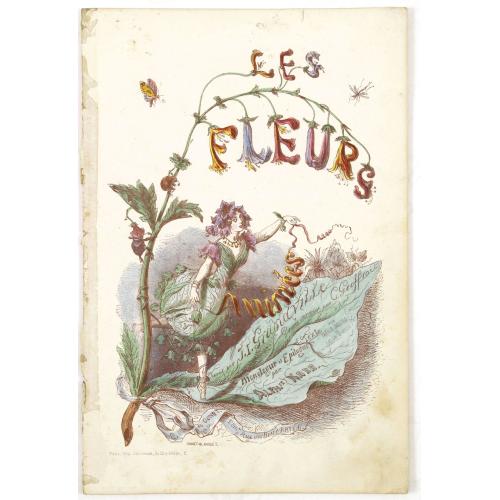 Old map image download for [Title page] Les Fleurs.