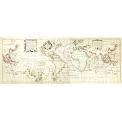 Nova & Accuratismia Totius Terrarum Tabula Nautica Variationum Magneticarum Index Juxta Obserations Anno 1706 habitas Constructa per Edm. Halley.