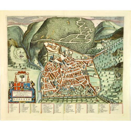 Old map image download for Spoleto.