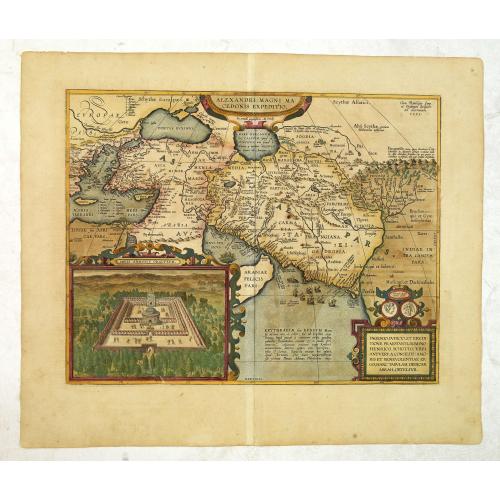 Old map image download for Alexandri Magni ma Cedonis Expeditio. . .