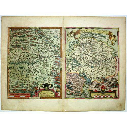 Old map image download for Basiliensis territorii descriptio nova./Circulus sue Liga. . .