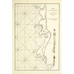 Plan des Principaux Ports de la Côte d'Illocos en l'Isle de Lucon.