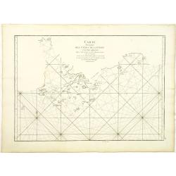 Carte d'une partie des Côtes de la Chine et des Isles adjacentes depuis l'Isle nommée la Pierre Blanche, jusqu'à celle de l'Artimon.