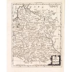 A map of the eastern map of Poland. . .