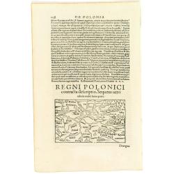 Regni polonici contracta descriptio. sequens uero. . .