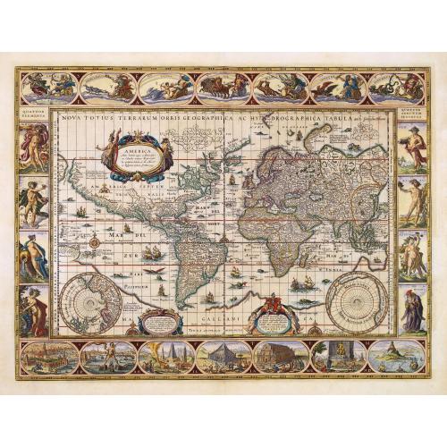 Old map image download for Nova totius terrarum orbis geographica ac. . .