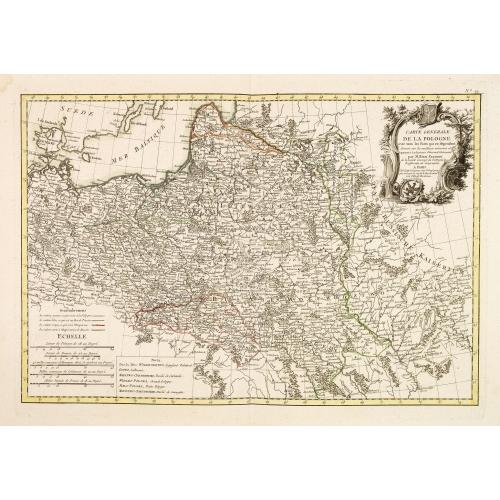 Old map image download for Carte Generale de la Pologne avec tous les Etats qui en dependent..