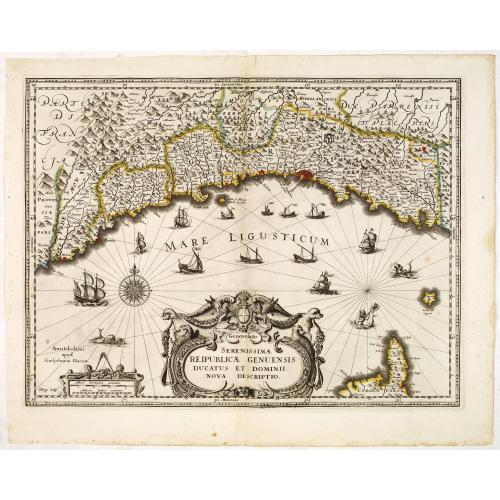 Old map image download for .Serenissimae Reipublicae Genuensis Ducatus et Dominii. . .