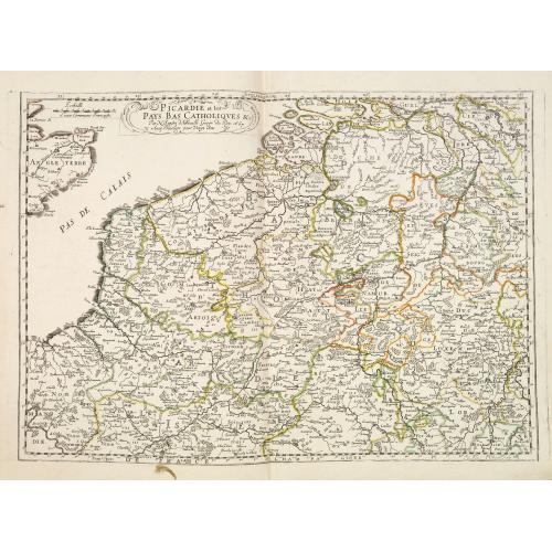 Old map image download for Picardie et les Pays Bas Catoliques &c. . .