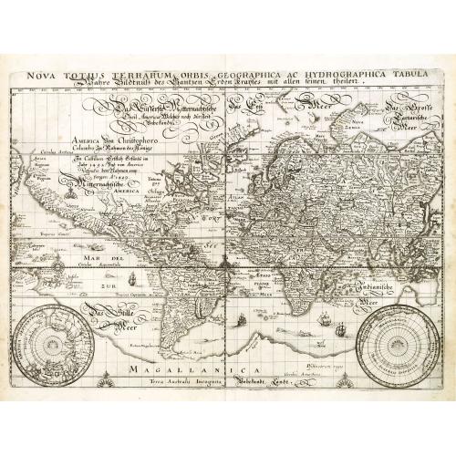 Old map image download for Nova totius terrarum orbis geographica ac hydrographica..