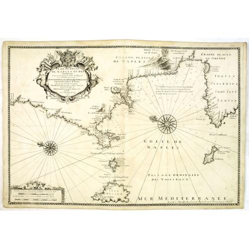 Old map image download for Plan du Golfe de Naples et Des Environs. . .