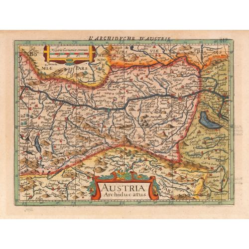 Old map image download for Austria archiducatus.