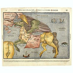 Asia secunda pars terrae in forma Pegasi.