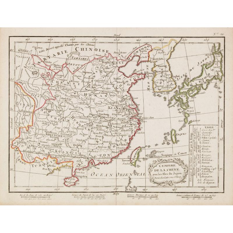 L'Empire de la Chine avec les isles du Japon.