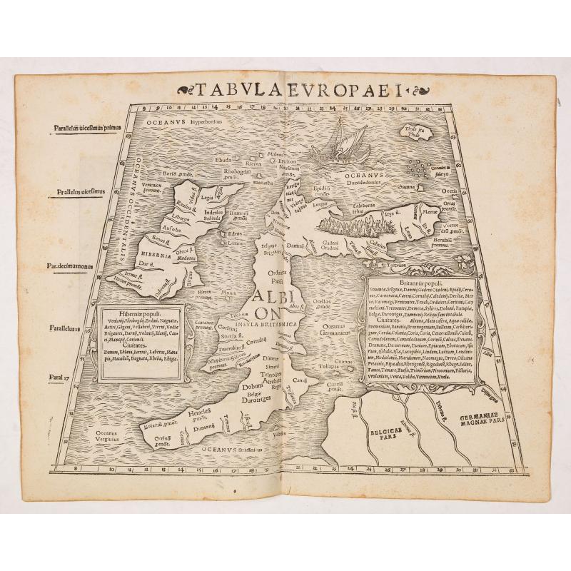 Tabula Europae I (Great Brittain)