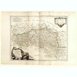 Carte de la Pologne Autrichienne contenant La Russie Rouge et la partie méridionale du Palatinat de Cracovie . . .