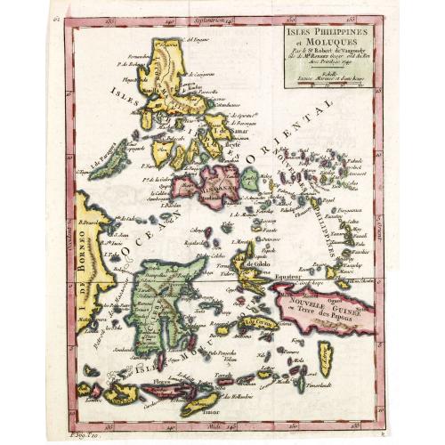 Old map image download for Isles Philippines et Moluques. . .