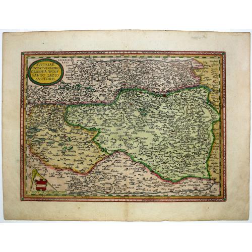 Old map image download for Austriae Ducatus Chorographia, Wolfgango Lazio Auctore.