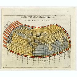 Orbis Veteris Descriptio, seu Ptolemaei Typus.