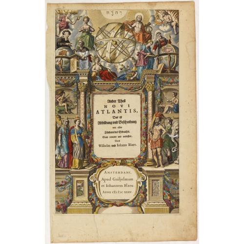 Old map image download for Ander Theil Novi Atlantis Das ist Abbildung und Beschreibung von allen Ländern des Erdreichs. . .