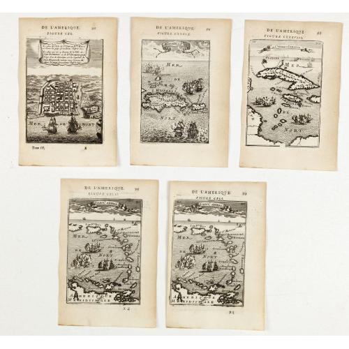 Old map image download for (Five engravings of Caribbean interest from Description de l\'Univers)