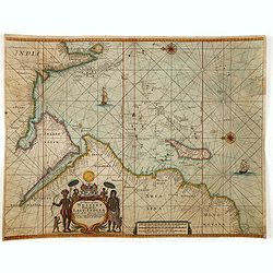 A chart of the Western Part of the East-Indies with all the Adjacent Islands from Cape Bona Esperanca to the Island od Zelone.