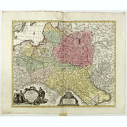 Mappa Geographica ex novissimis observationibus repraesentans Regnum Poloniae Et Magnum Ducatum Lithuaniae.