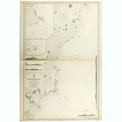 Sheet V East coast of Australia. New South Wales Port Stephens to Tacking Point surveyed by Comr. Fredk. W. Sidney R.N. . . 1862-5. . . with additions and corrections to 1938. . .