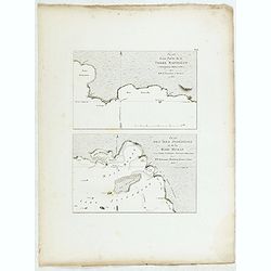 Plan d'une partie de la Terre Napoleon (Nouvelle-Hollande) par M. M. H. Freycinet et Bernier, an 1802. [with] Plan des Iles Josephine et de la Baie Murat (a la Terre Napoleon, Nouvelle-Hollande) . . .