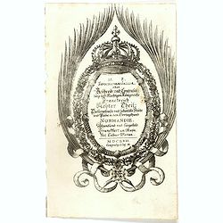 Title page : Topographia Galliae. . .