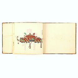 Chinese export album with 12 drawings.