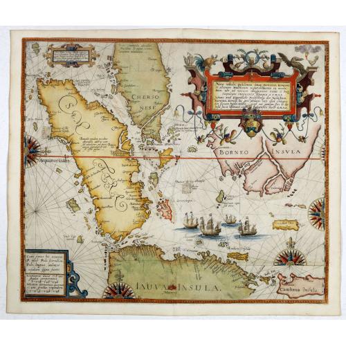 Old map image download for Nova tabula Insularum Javae, Sumatrae, Borneonis..