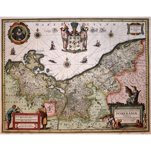 Old map image download for Nova illustri simi ducatus Pomeraniae..