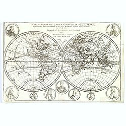 Mappe-Monde ou carte generale de la terre.