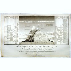 Géographie des Plantes Equinoxiales - Tableau physique des Andes et pays voisins. . .