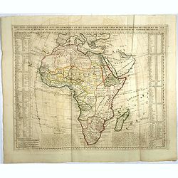 Nouvelle carte de l'Afrique avec des remarques et des tables pour trouver sans peine les differents peuples de cette partie du Monde par les Renvois Alphabetiques suivant les plus nouvelles Observations de Messieurs de l'Academie des Siences.