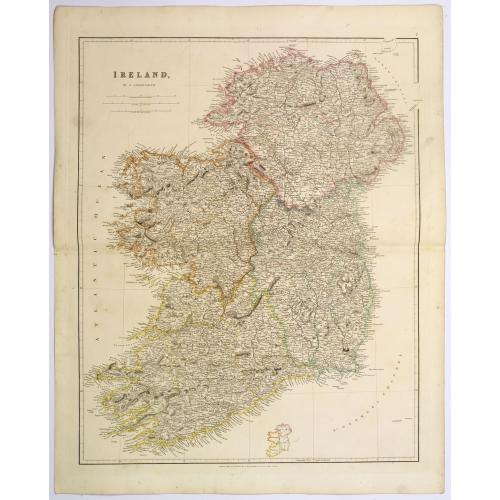 Old map image download for Ireland.