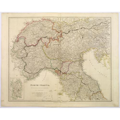 Old map image download for North Italy &c. . .