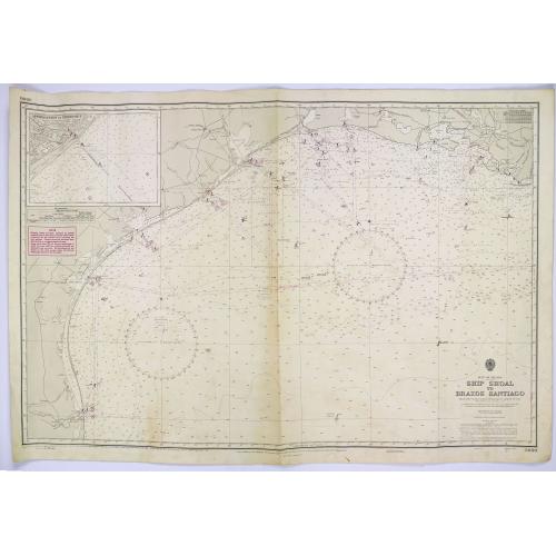 Old map image download for Gulf of Mexico. Ship Shoal to Brazos Santiago.