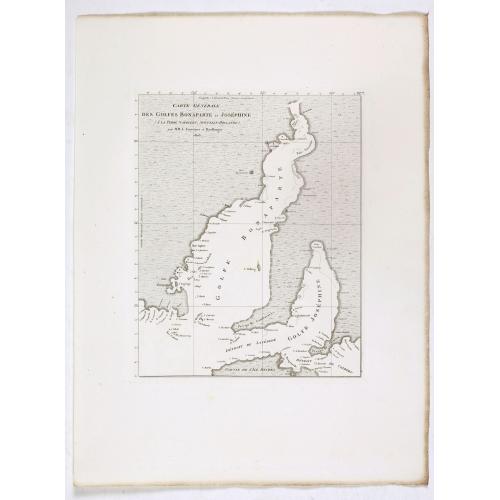 Old map image download for Carte generale des Golfes Bonaparte et Josephine (a la Terre Napoleon, Nouvelle-Hollande) [cartographic material] / par M. M. L. Freycinet et Boullanger, 1803.