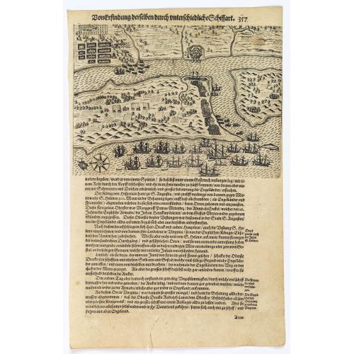 Old map image download for [Drake capturing of St. Augustine in Florida].