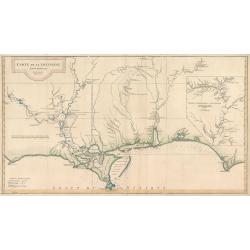 Carte de la Louisiane Par le S d’Anville