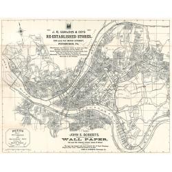 Reed's Map of Pittsburgh and Allegheny City