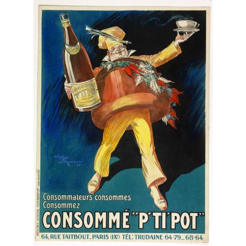 Old map image download for (Publicity) Consommé P'ti'pot.