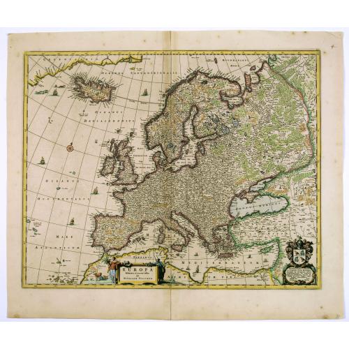 Old map image download for Europa Delineata et Recens Edita.