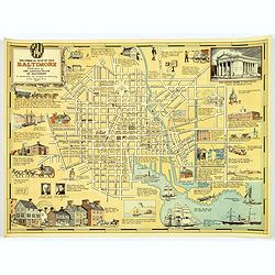 Historical Map of Old Baltimore.